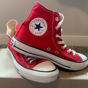 Red High Top Converse